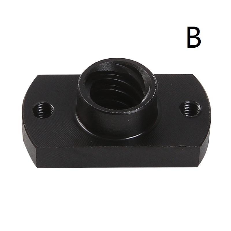 1pc T8 H Flange Copper Nut 2mm Pitch 8mm Lead Fits T8 Trapezoidal Screw for Student Science Innovation Robotics Projects