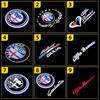 BBDJ3 For Alfa Romeo 2pcs LED Car Door Welcome Light Laser Projector Logo Ghost shadow For Alfa Romeo 147 156 159 Giulietta Giulia Mit