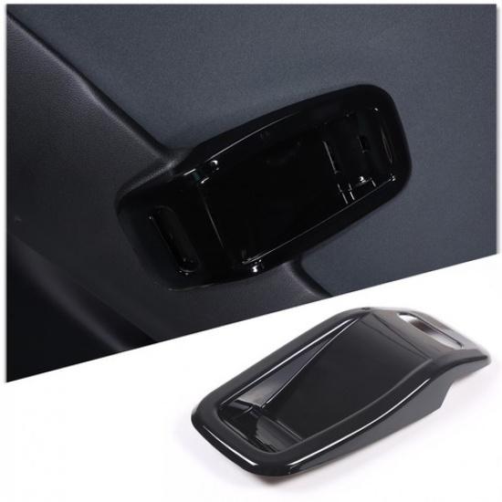 Glossy Black ABS Trunk top lighting frame Trim For Honda Pilot 2016-