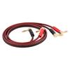HI FI Pure Copper Speaker Cable Right Angle L Type Banana Plugs Line Wire Red & Black