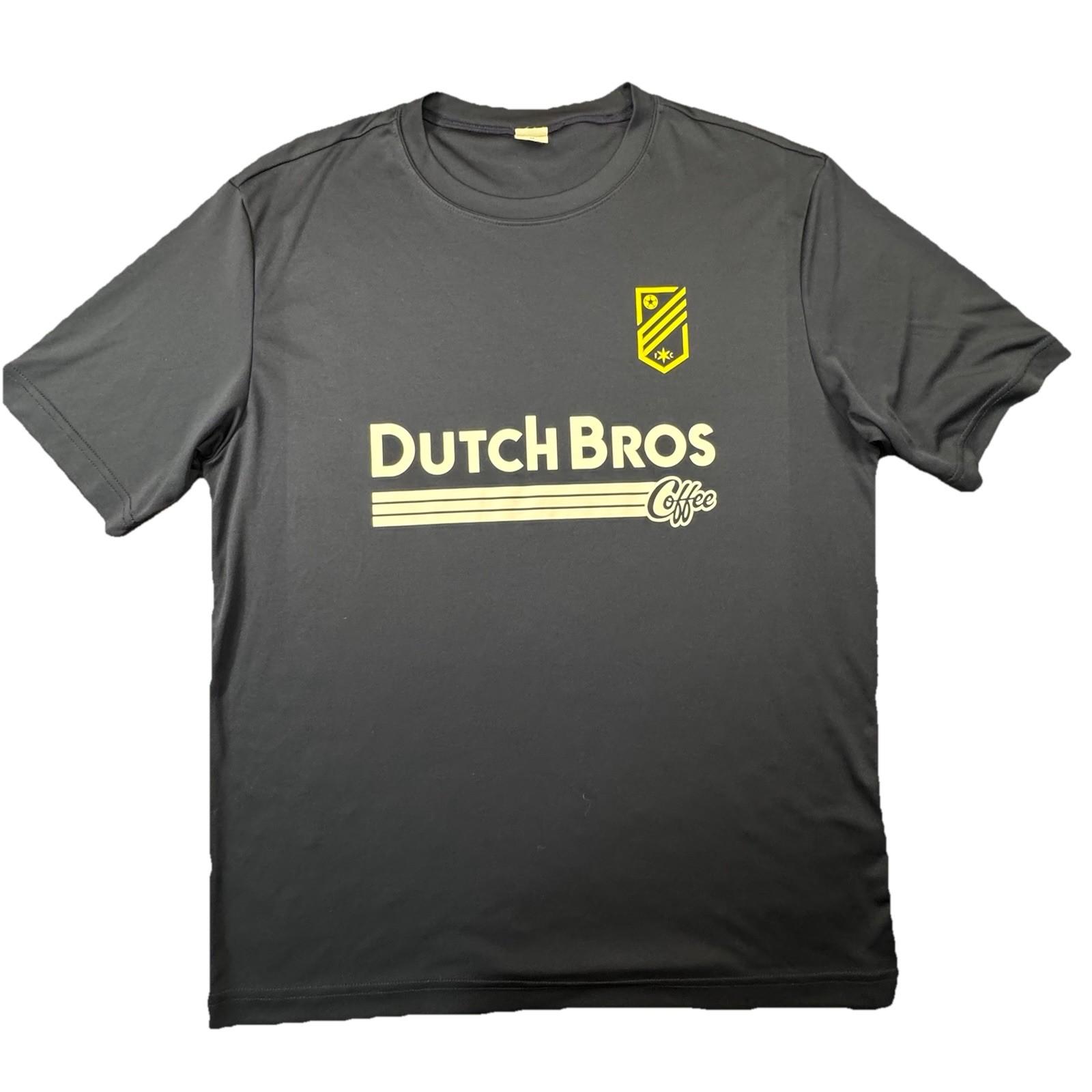 Dutch Bros Coffee Soccer Club Graphic Athletic T Shirt Mens M -494 Unisex T-Shirt S