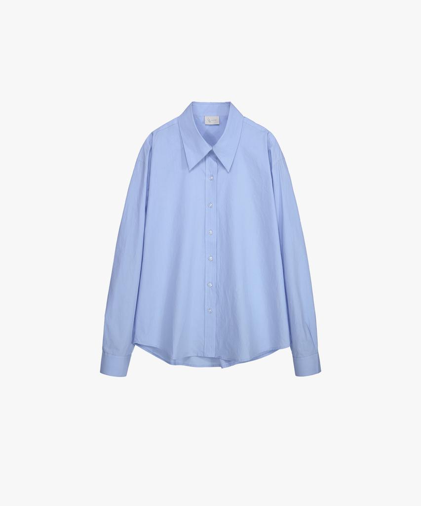 LOSSYROW Bio Cotton Washing Shirt Blue