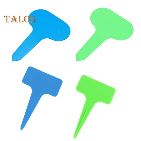 100 buc Etichetă pentru plante în formă de T Markere pentru plante rezistente la apă Etichete reutilizabile de identificare a plantelor Semn de marcare pentru pepinieră pentru soiuri de răsaduri de flori