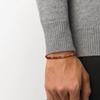 Koai 4mm Red Jasper Amulet Bracelet for Men Fleur-de-Lis