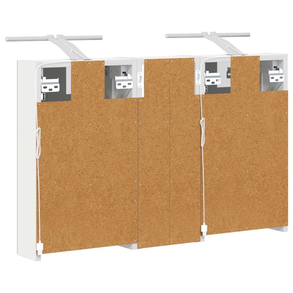 Bathroom Cabinet Set 3 pcs 80 x 10.5 x 50 cm Particleboard