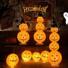 Light-Up Halloween Pumpkin Lantern Decorations for Store and Bar Atmosphere Scene Layout