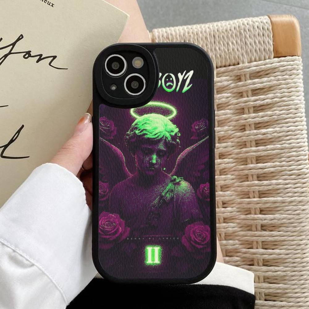 Junior H SAD BOYZ 4 LIFE Phone Case Hard Leather For IPhone 16 15 14 13 12 Mini 11 14 Pro Max Xs X Xr 7 8 Plus Fundas