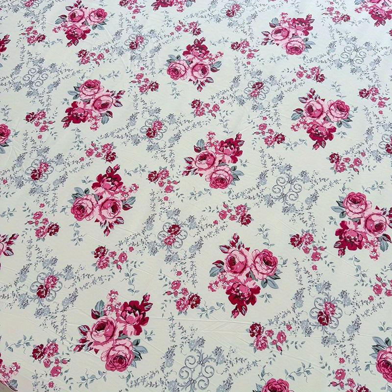1Pc Bed Sheet Flower Printed Top Sheets Single/Queen/King Bedsheet For Double Beds Floral Flat Bed Sheet(Without Pillowcase)