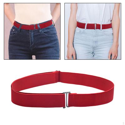 Belt for Women, Invisible Belt, Comfortable Elastic Waistband, Belts with Flat Buckle.
