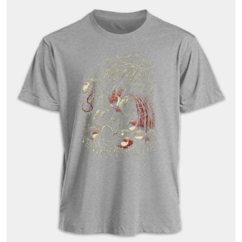 Men's and Women's T-shirts Venom Summer American Spring and Autumn New Oversized Loose Niche Classic Short-sleeved