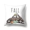 Thanksgiving Pillowcase Blessing Maple Leaf Pumpkin Sofa Cushion Cover Office Home Living Room Pillowcase