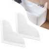 4 Pieces Kitchen Splash Prevention Screen Splash Prevention Sheet Panel Kitchen Sink Guard Kitchen Wash Basin Waterproof Transparent Splash Prevention
