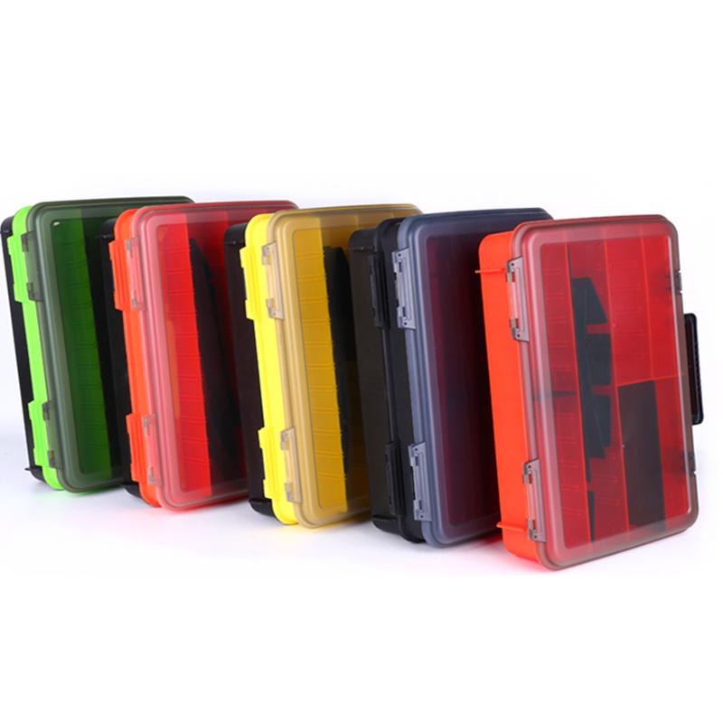 

Двухслойная коробка для рыболовных приманок, портативная коробка для креветок, чехол для хранения поддельной рыбной приманки random color