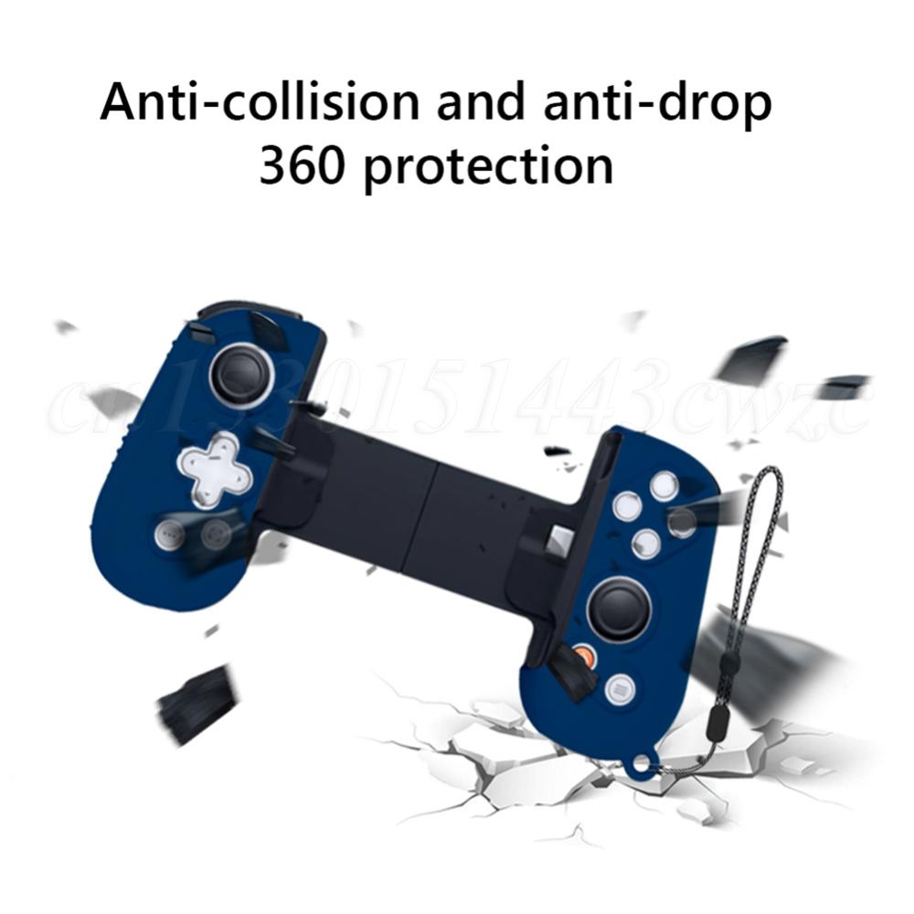 Silicone Handle Protective Case Anti-Slip Hand Grip Case Cover Protective Cover for Backbone One Mobile Gaming Controller Handle