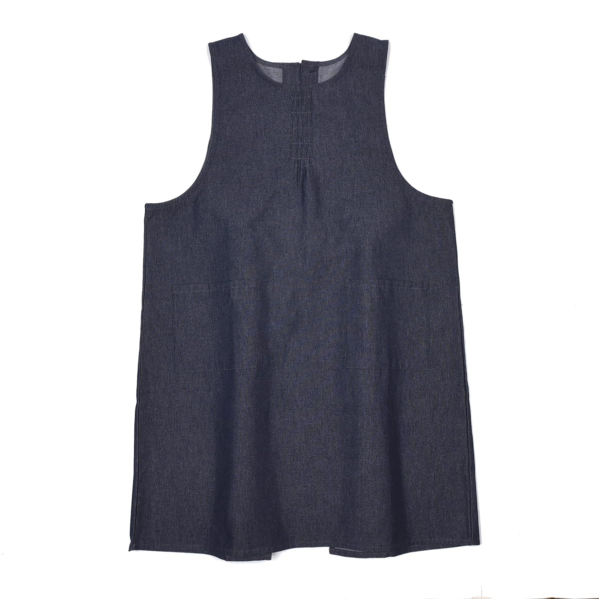 

Фартук с защипами Темно-синий [Kusuguru Japan] Джинсовый стиль K103-88 M-L