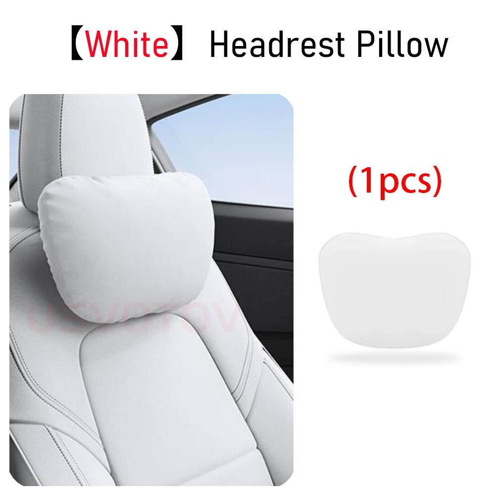 Car Seat Headrest Neck Pillow for Tesla Model 3 Model Y Model S Model X Comfort Memory Neck Support Cushion Pillow Accessories