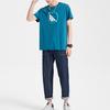 Li Ning Wade Series Pattern Printed Short Sleeve T-Shirt Men Tops Dragonfly-Green AHSQ471-5