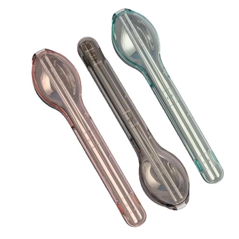 Portable Cutlery Set with Storage Box