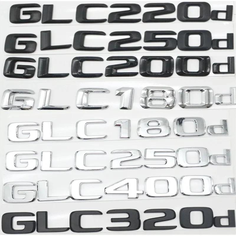 2014-2023 For Mercedes-Benz C253 GLC180d GLC200d GLC220d GLC350d GLC500d GLC320d Badge Emblem Script Decal Sticker Accessories PK1