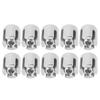 10Pcs Cross Cable Clamp Stainless Steel Wire Railing Clamp Fastener for Indoor Outdoor