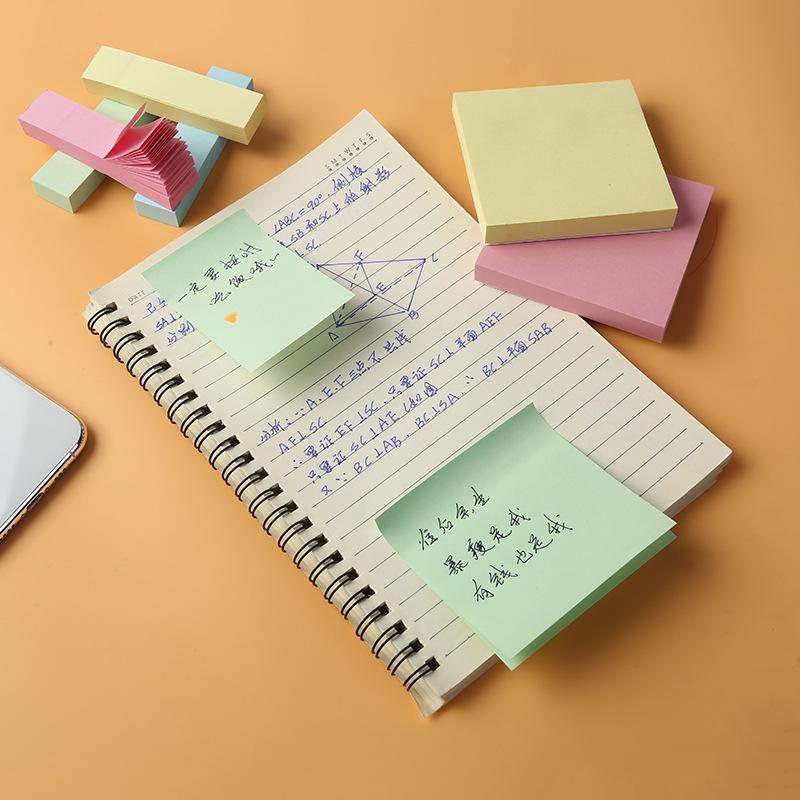 Heart-Shaped Colorful Sticky Notes for Students - Creative Index Memo Pads