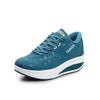 Casual Sports Shoes Breathable Comfortable Wedge Heel Thick Sole Sneakers Lace Up