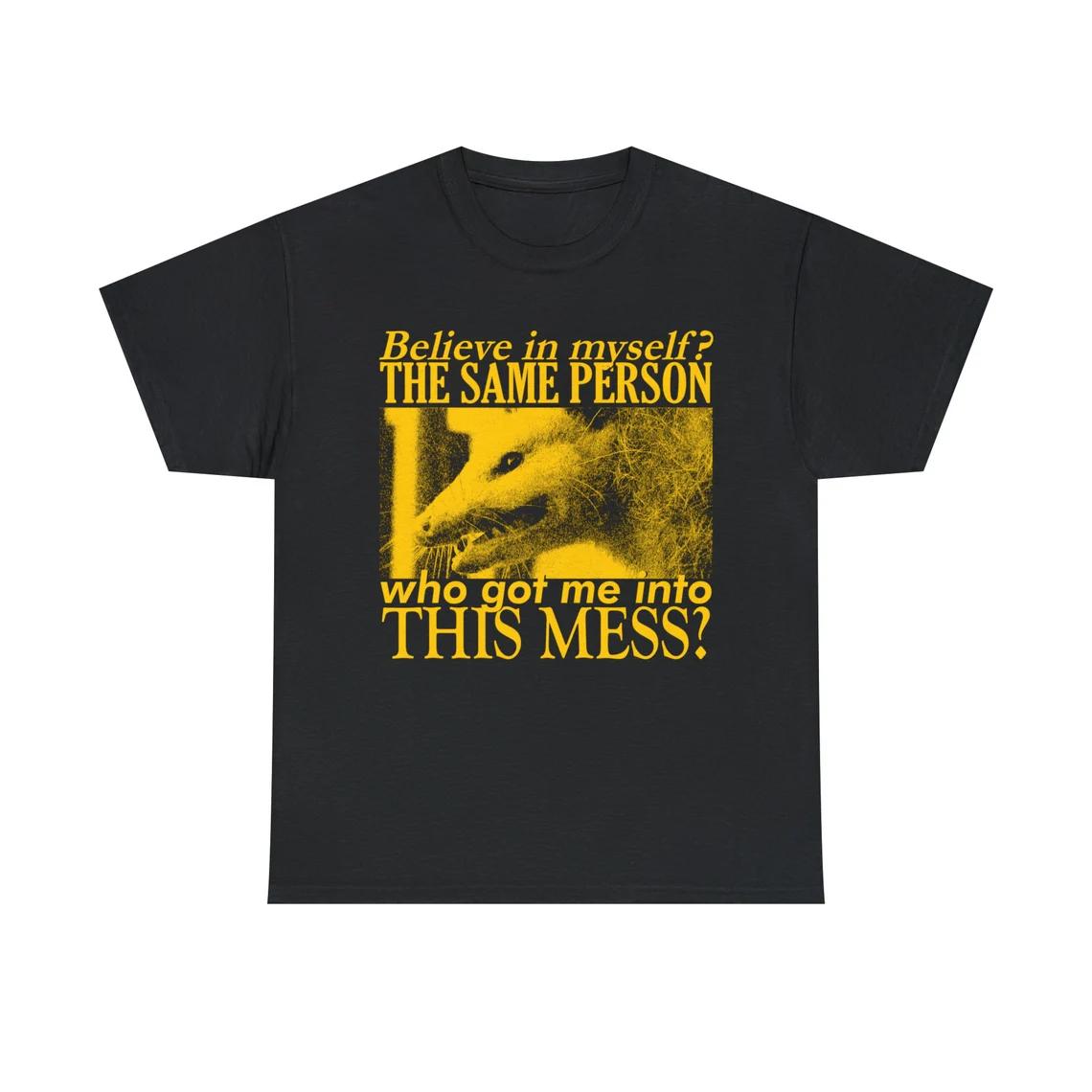 

I Love Cats Opossum Japanese TShirt Summer Short Sleeve Tees Streetwear Funny T Shirt for Women 4XL
