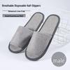 Thickened Non-Slip Disposable Open-Toe Guest Slippers for Hotels and Homes
