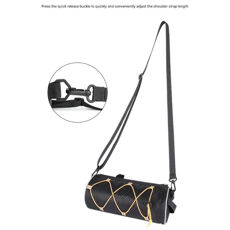 Road Bike Handlebar Bag Waterproofs Bike Front Bag Portable Cycling Pouch Large Capacity Bike Frame Tube Bag Enduring