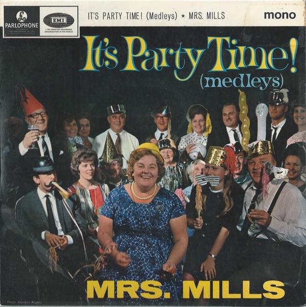 

7inch Record MRS. MILLS Its Party Time Medleys GEP8943 Parlophone 1965 UK Pop Used