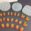 High Temperature Resistant Silicone Molds Mini Carrot Shape Cakes Molds Chocolate Candy Easter Cakes Baking Decoration Tools