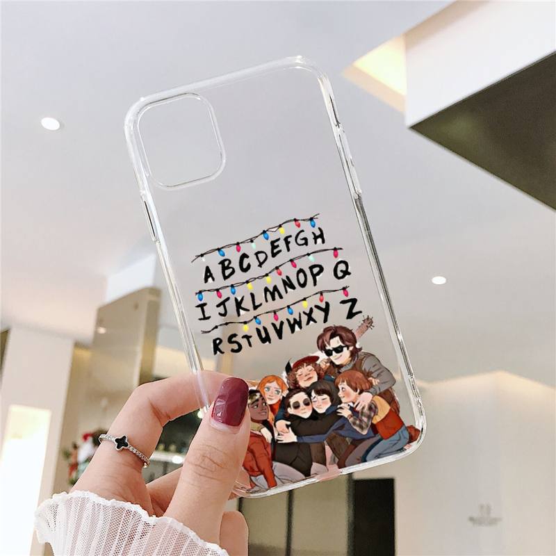 

Чехлы для телефонов «Странные вещи друг» с фильмами и ТВ, прозрачные чехлы для iPhone 6, 7, 8, 11, 12 s mini pro X XS XR MAX Plus SE, чехол Funda iphone 12 or12pro