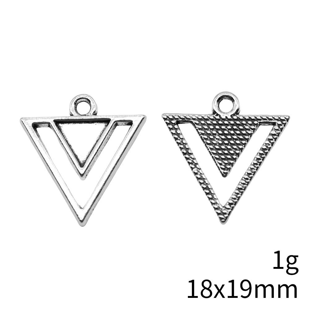 Wedding Anniversary Charms For Italian Bracelet Geometric Hollow Charms Pendant Women's Clothing Pendant Accessories