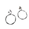 Chic Hoop Ear Clip Earrings: Stylish, High-End Design, No Piercing Needed, Ideal for Women Seeking Fresh, Elegant Fashion.