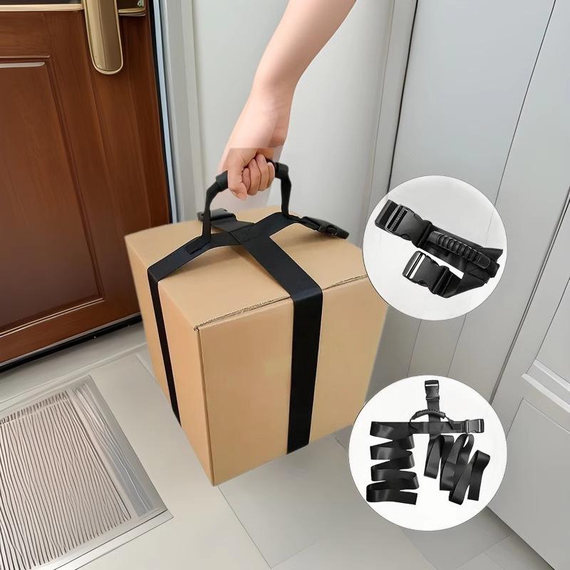 Heavy-Duty Adjustable Luggage Strap with Handle -Non-Slip Moving & Packing Belt,Transport Strap Suitable for Travel,Hauling,Boxe