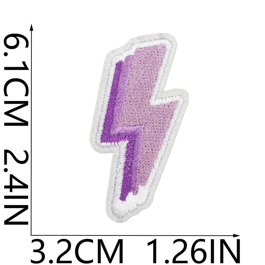 Pink Love Letter Embroidery Cloth Sticker Cartoon Sunflower Patch Sticker Bag Decoration Blue Smiley Face Embroidery Label