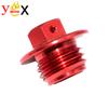 KLX 250 Motorcycle CNC Oil Filler Plug Cap Decorative Screw For KAWASAKI KLX250 ES RS 1993-2020 D-TRACKER 1998-16 KLX300R 97-20