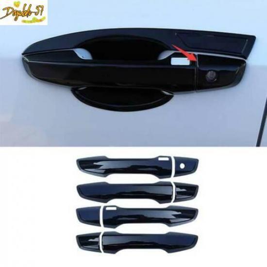 For Honda CRV CR-V 2017- Gloss Black Outside Door Handle Cover Trim 8PCS New