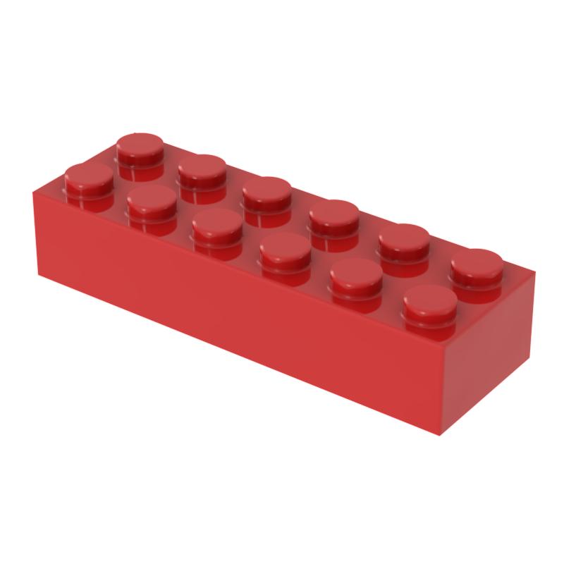 

Нетоксичные [Funbrick] 10/30/50 шт. DIY Строительные Блоки Кирпичики 2x6 Точек Образовательные Творческие Размер Совместимый с 2456 Пластик 10PCS
