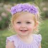 Chiffon Flower Baby Headband Elastic Hairband Soft Headwear  for Kids Children Newborn Toddler
