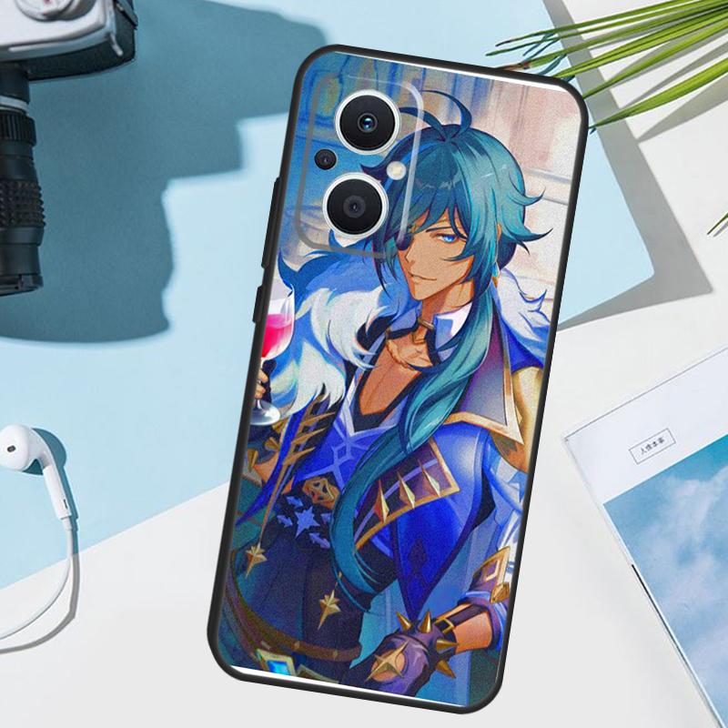 Genshin Impact Kaeya Case For OPPO Reno 13F 13 12 11 F 8T 7 8 10 Pro OPPO Find X8 X6 Pro X3 X5 Lite Cover Funda