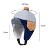 Fleece Lining Kid Earflap Hat Windproof Ear Protector Cap New Ear Warm Beanie  Cold Weather