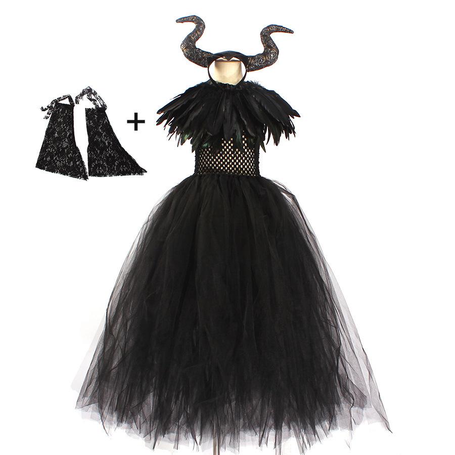 

Halloween Sleeping Queen Costume Dress for Kids - In Stock L (120cm-140cm)