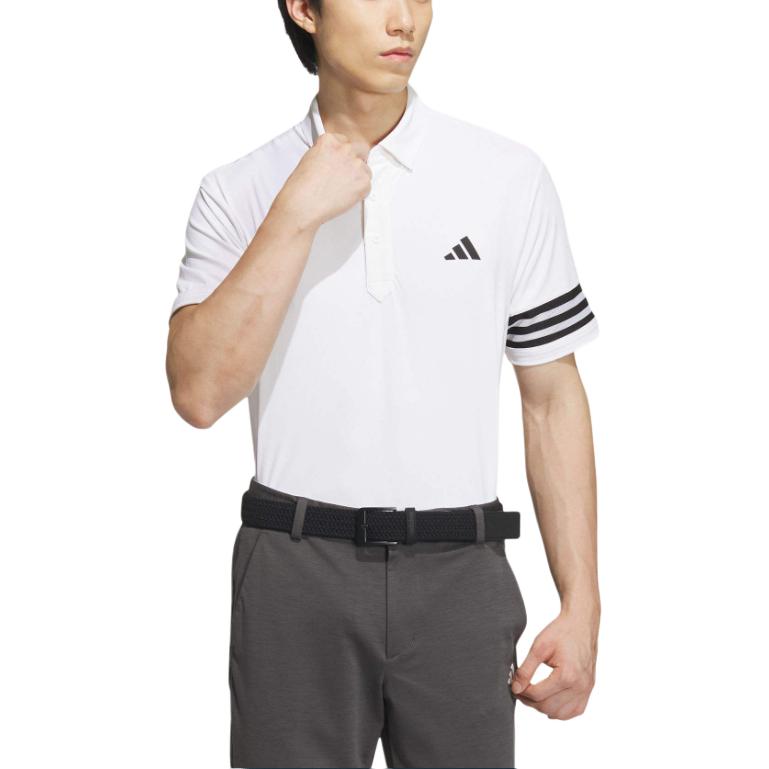 adidas Aeroready Color Block Short Sleeve Polo Shirt Men Polo Shirts White IN9058
