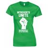 Divertente T-shirt aderente "Gli Introversi si Uniscano"