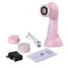 3 In 1 Electric Facial Cleaner Face Cleansing Brush Wash Machine With Base Spa Skin Care Massager Blackhead Cleaning Charging