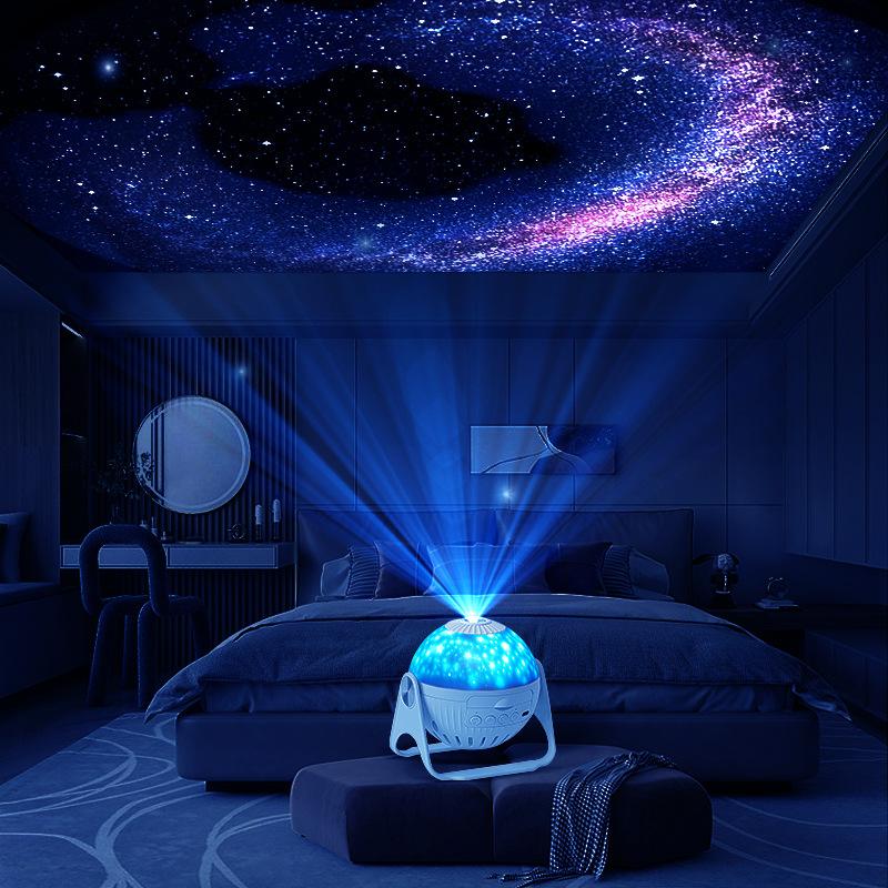 Star Planetarium Projector 360° Rotating LED Galaxy Night Light Projection Lamp for Bedroom Ceiling Room Decor Kids Gift
