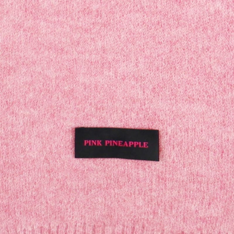 PINK PINEAPPLE TRIPLE COLOR MUFFLER_PINK