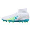 Li-Ning Comfortable Breathable Synthetic Leather Shock Absorbing Football Shoes Men Football Shoes White YSFU013-1