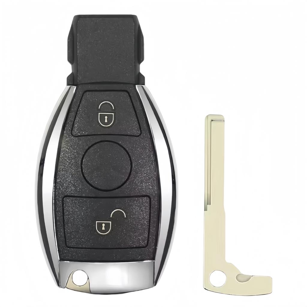 Xjmynb 2/3/4 Buttons Remote Car Key Shell Case For Mercedes Benz Bga Nec B C E R S Cl Gl Sl Clk Slk W203 W211 W204 Shell Fob